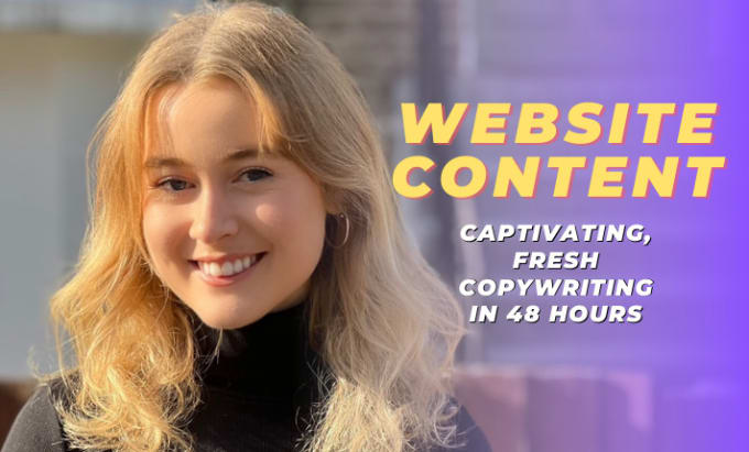 Gig Preview - Deliver persuasive copywriting and SEO website content