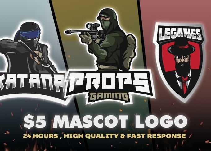 Gig Preview - Custom mascot for twitch esports youtube in 24 hours