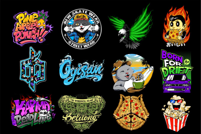 Bestseller - making custom mascot logo and graffiti text with dope style