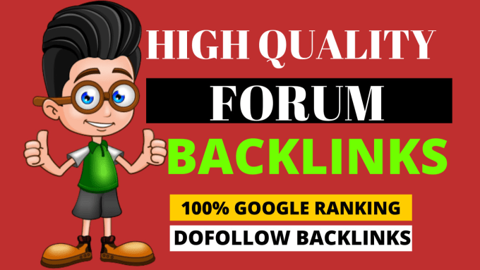 Gig Preview - Forum posting backlinks 90 high authority links