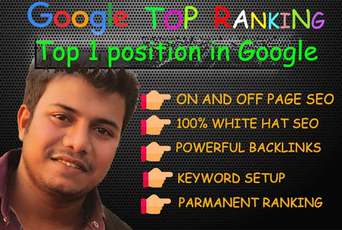 Gig Preview - Ensure top google ranking with full SEO service