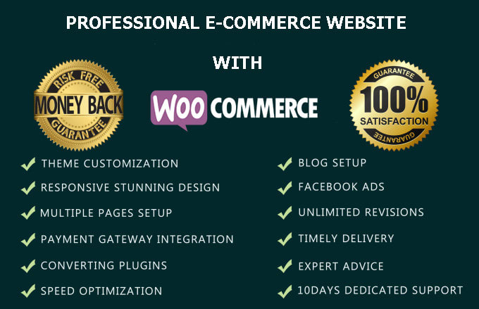 Bestseller - build professional woocommerce website or ecommerce website