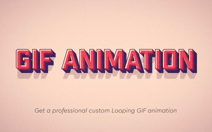 Gig Preview - Create a stunning animated GIF animation for you