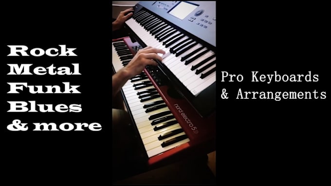 Gig Preview - Record pro keyboards for your rock, metal, blues, funk song