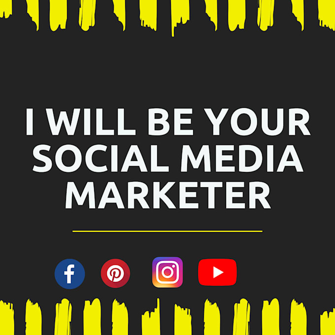 Gig Preview - Be your social media manager and marketer