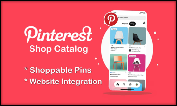 Gig Preview - Setup pinterest shop catalog and pins shoppable