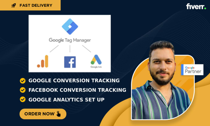 Gig Preview - Setup conversion tracking, fb pixel, google analytics, GTM