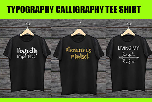 Bestseller - design typography calligraphy or scripted tee shirt