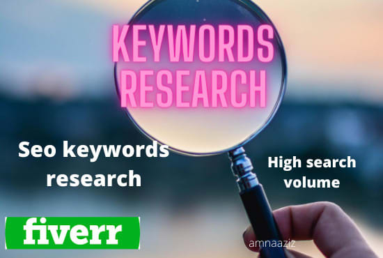 Gig Preview - Do SEO keyword research and competitor analysis in 24 hours