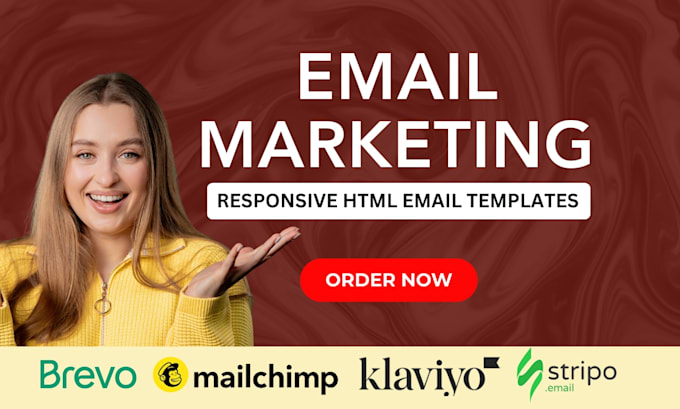 Gig Preview - Design html email marketing template, newsletter on sendy