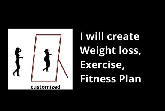 Gig Preview - Create weight loss,exercise and physiotherapy plan