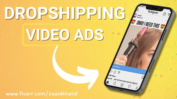 Gig Preview - Create dropshipping video ads and facebook ads