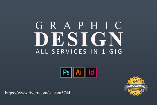 Gig Preview - Do professional graphic designing service