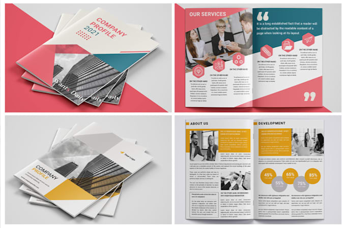 Gig Preview - Do custom business brochure layout booklet services