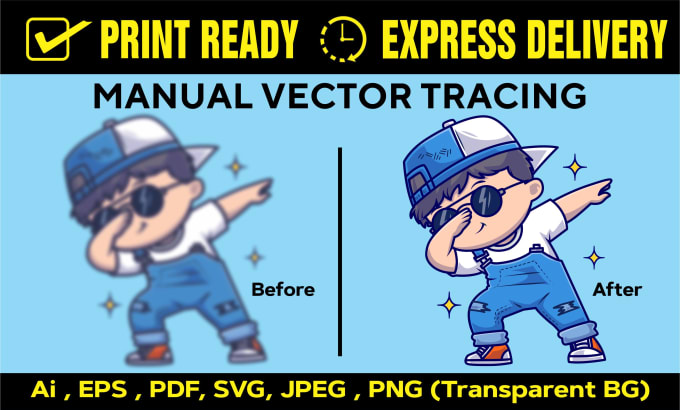 Gig Preview - Covert your image into high resolution vector file