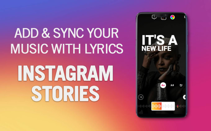 Gig Preview - Sync music lyrics to instagram, spotify and apple music