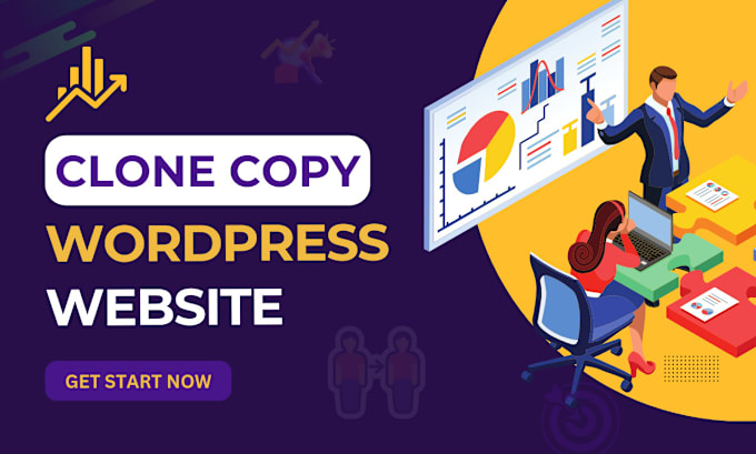 Gig Preview - Clone, copy and design a responsive wordpress website