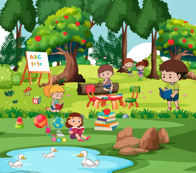 Bestseller - design colorful children book illustration