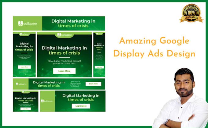 Gig Preview - Design amazing google banner ads, display ads full package