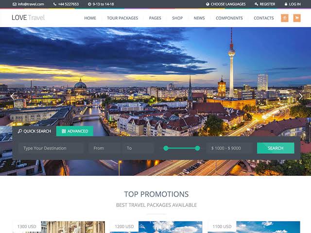 Bestseller - build a travel website with wordpress