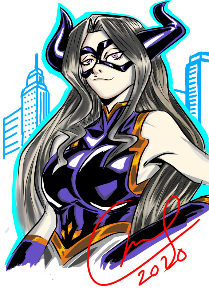 Gig Preview - Draw you as my hero academia character