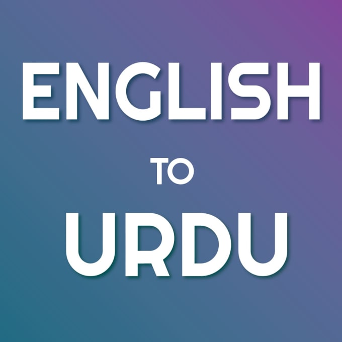 Bestseller - translate from urdu to english and vice versa