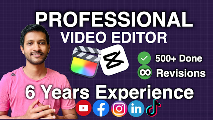 Gig Preview - Do professional youtube video editing in final cut pro x