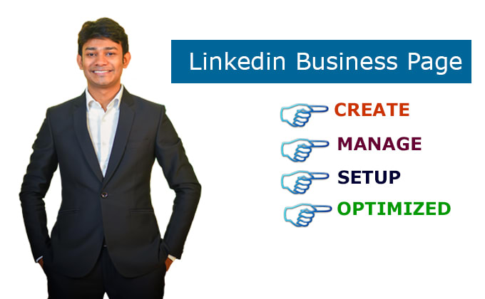 Gig Preview - Do linkedin business page setup, boost your online presence