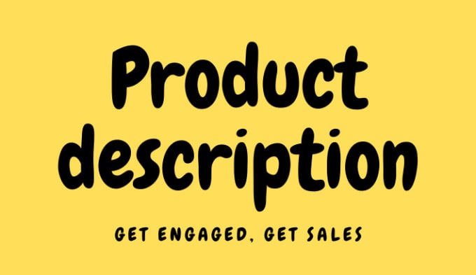 Gig Preview - Write catchy product description for ebay and ecommerce stores