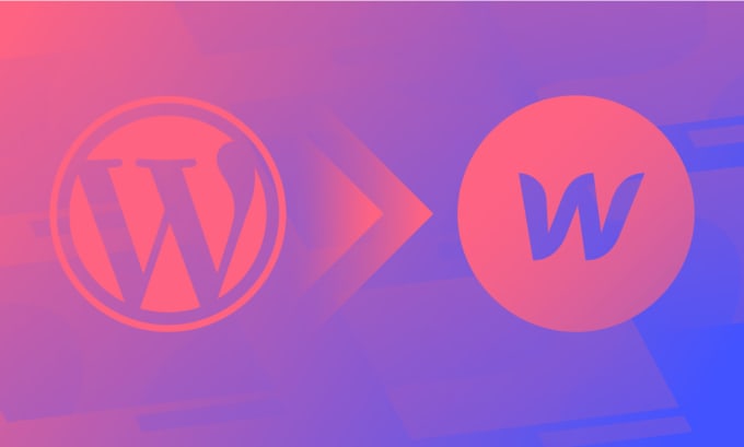 Gig Preview - Convert or migrate wordpress, wix site to responsive webflow website