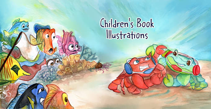 Gig Preview - Draw professional children picture story book illustrations