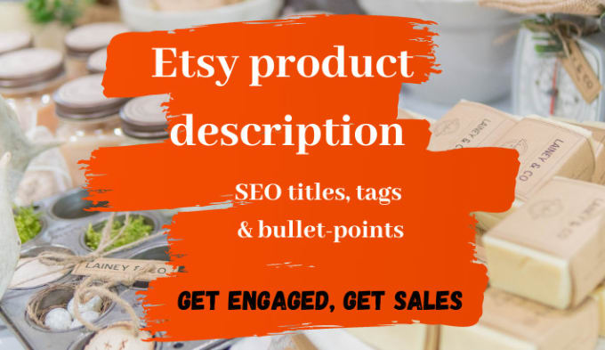 Gig Preview - Write etsy titles, tags, and product description for your etsy listing