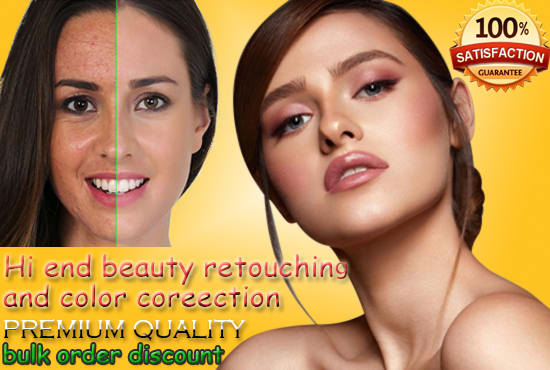 Gig Preview - Do high end photo retouching, beauty and headshot photo editing