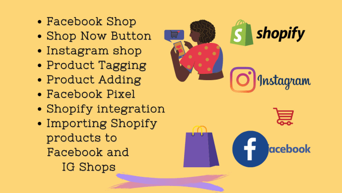 Bestseller - setup facebook shop instagram shop tiktok shop integrate and setup shopify store