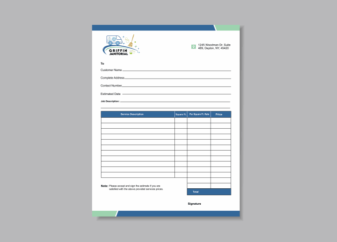 Gig Preview - Design professional letterhead, invoice, order form and fillable pdf form