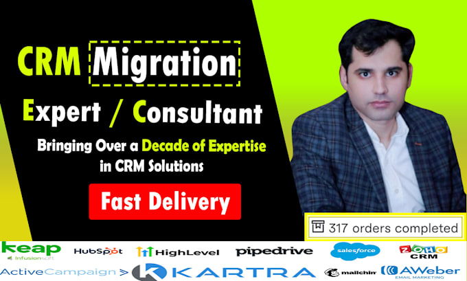 Gig Preview - Setup your CRM or help with CRM data migration