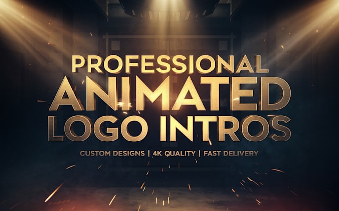 Gig Preview - Create a professional animated logo intro video for your brand