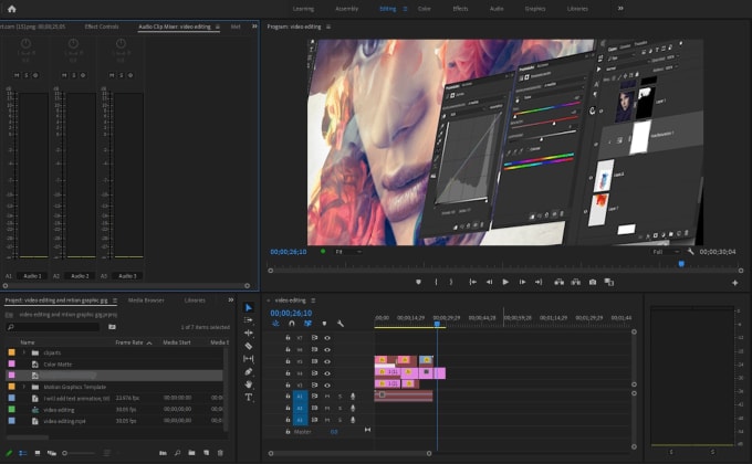 Gig Preview - Do amazing video editing and motion graphics after effects