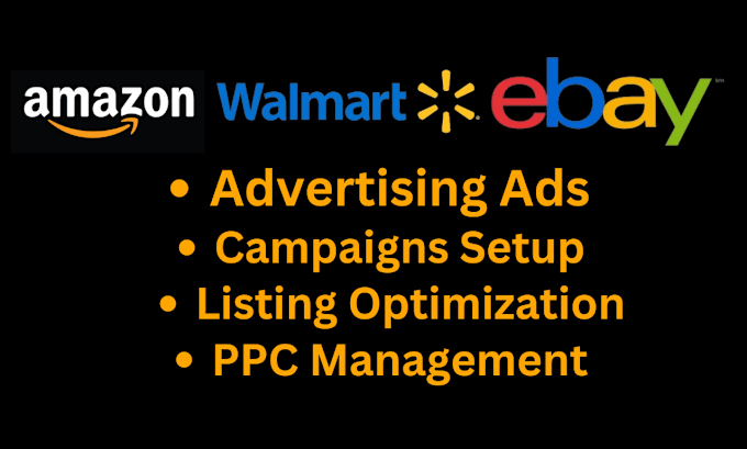 Gig Preview - Setup amazon ppc ebay ppc walmart ppc ebay ads walmart ads amazon ads wfs fba