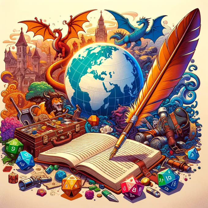 Gig Preview - Craft professional fictional worldbuilding and rpg lore