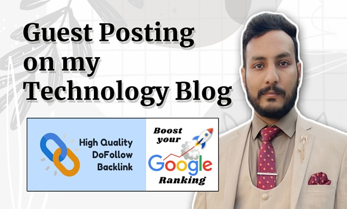 Gig Preview - Guest post on my technology blog with dofollow backlinks