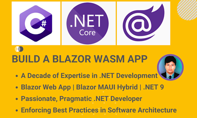 Gig Preview - Develop web application using blazor webassembly