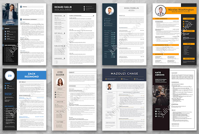 Gig Preview - Make a professional resume design or a modern cv template