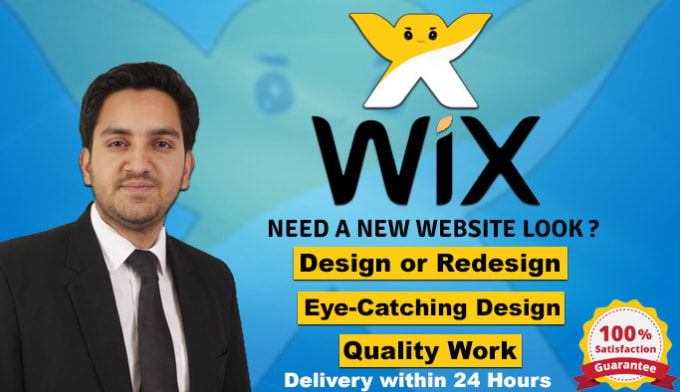 Gig Preview - Design wix website, build wix website and do wix website redesign