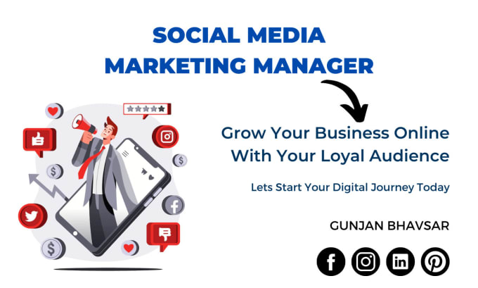 Gig Preview - Be a social media marketing manager and content creator