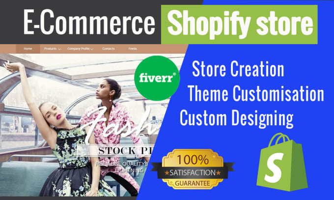 Gig Preview - Create a professional and stunning shopify ecommerce store