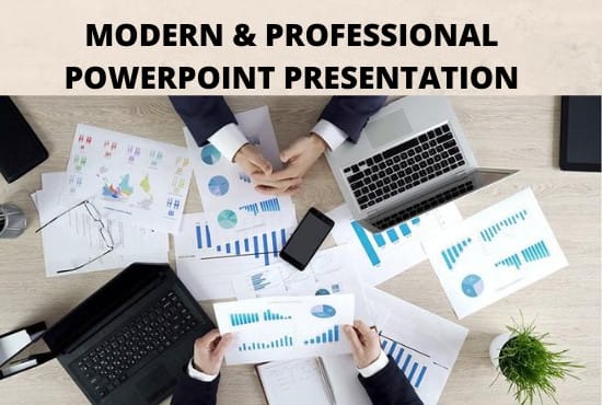 Gig Preview - Design professional and modern powerpoint presentation