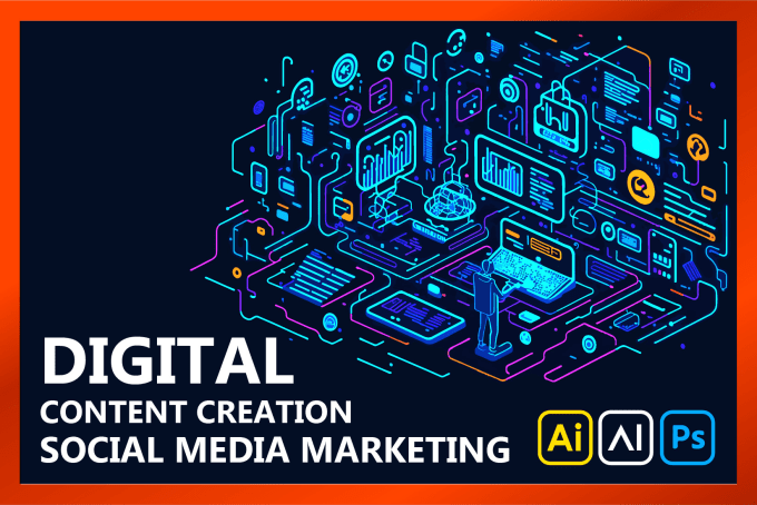 Gig Preview - Be your digital content creator and social media manager