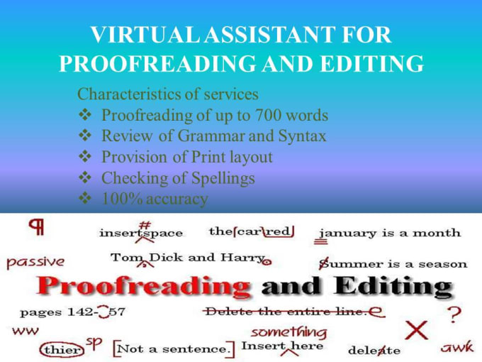 Gig Preview - Do professional proofreading, editing, and writing