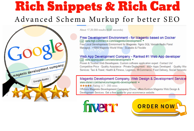 Gig Preview - Do google rich snippets, schema markup on your website